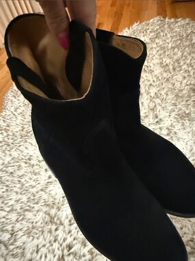 Isabel Marant Black Suede Susee low boots
